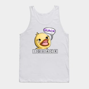 !Quack, Baby Duck, Quackers, Twitch Streamer Emote Tank Top